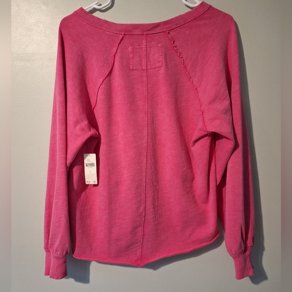 Pilcro Reworked Popover Sweatshirt Anthropologie - S - Picture 7 of 12